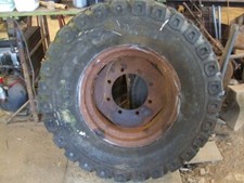 16 70 20 8 stud wheel and tyre, grass type tread, holds air, spreader, tanker