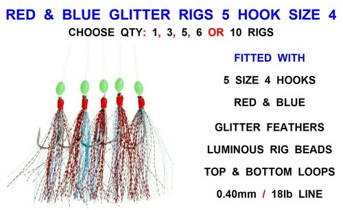 Red blue glitter - &, rig