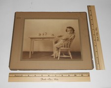 Vtg 1930s Baby Child Photo