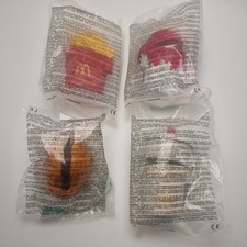 Vintage 1996 McDonald's Happy Meal Food Toys Complete Set In Sealed Bags