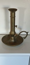 Antique brass candle holder