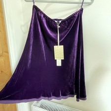 Laura Ashley purple silk