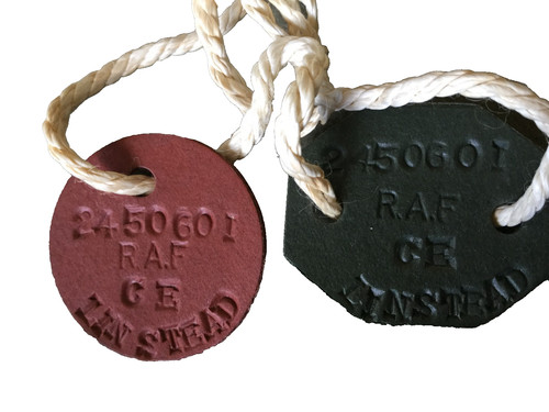 Vintage world war dog tags - vintage,
