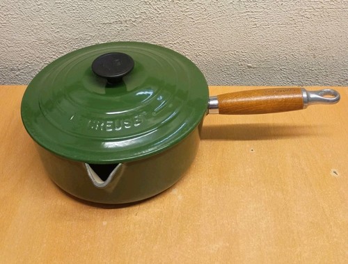 Creuset green saucepan - saucepan, with