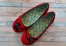 Irregular Choice - Barney Lovely Red Scottie Dog - Flat Shoes - Size 4/37