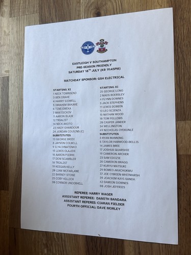 New eastleigh v - 26/27,