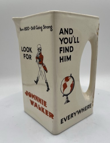 Antique johnnie walker pitcher - antique,