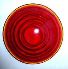 Glass for Rear Light. Possible LUCAS. Vintage Orangina.