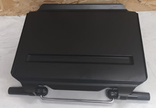 2in1 Car Steering Wheel Tray Back Seat Headrest Tray for Eating Food Drink Black