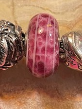 Trollbeads Pink Trollstone  Long Retired and Rare Gorgeous!