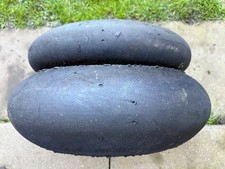 pair of race track slick tyres PIRELLI Diablo Superbike 200/65/17 & 125/70/17