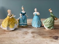 Beautiful vintage Royal Doulton Ladies  Figurines Collection Of Four