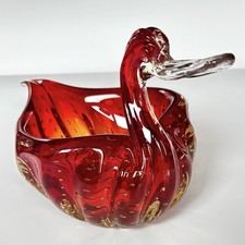 Murano Glass Duck Bowl 
