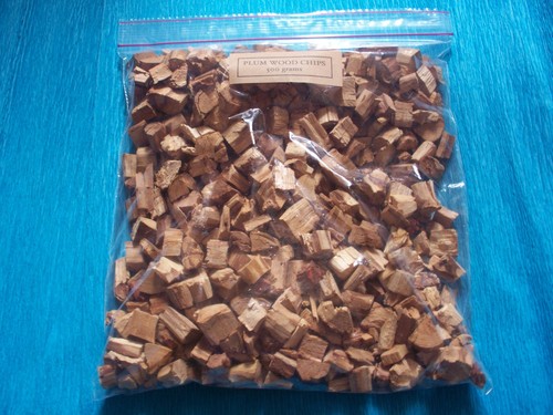Plum wood chips 500g bag - wood,