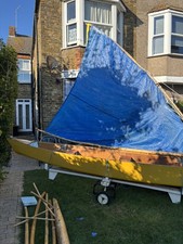 Vintage Wooden Canoe –