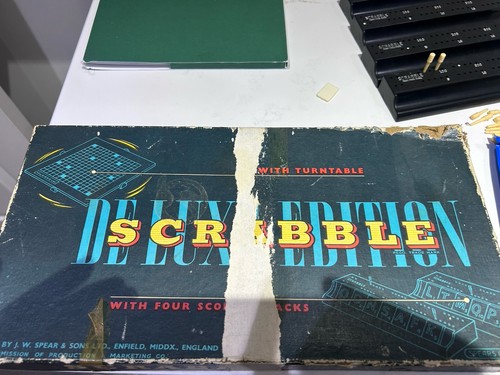 Scrabble deluxe vintage - deluxe, board