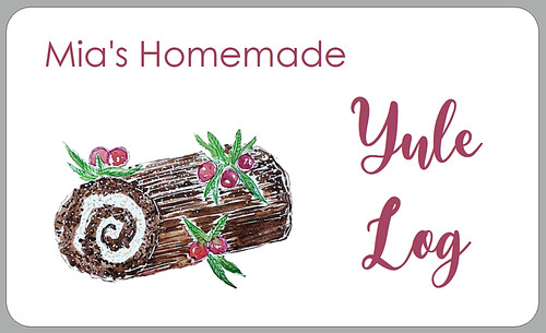 Christmas chocolate yule - yule, log