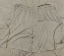Adidas Predator White Gold Football Shorts (XL)