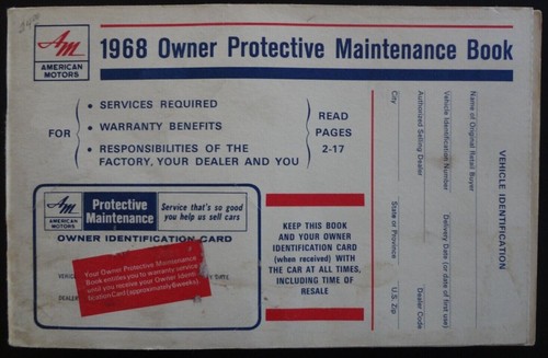 Vintage 1968 amc - vintage,