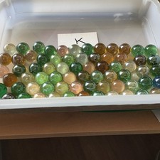 Iridescent Glass Marbles -