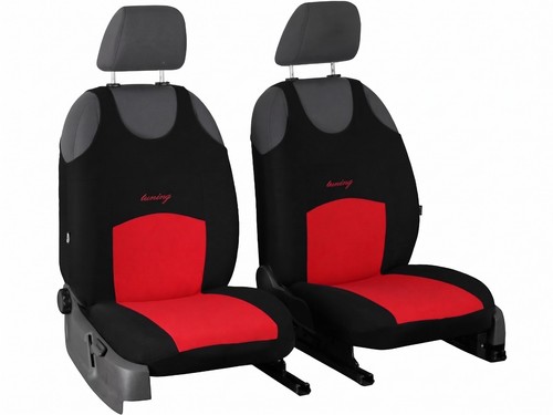 Red black front car seat - 2,