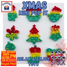 Christmas Mini Pop It Toys –