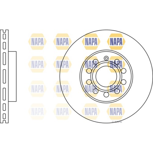 Brake discs vented for vw - brake,