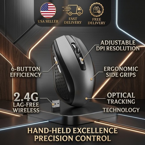 Wireless optical mouse - optical,