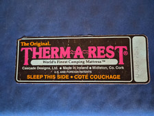 Genuine Thermarest sleeping