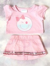 Build A Bear, Pink, Emoji Top