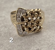 10.38g 9ct Yellow Gold White