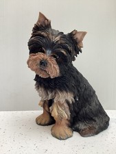 Resin dog figurine Li' l Yorkie Pup , 9 inches tall approx