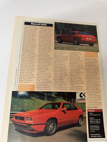 Original vintage 1993 maserati - vintage,