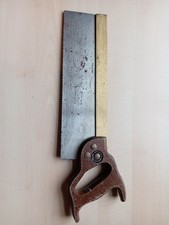  1X Vintage W. Tyzack Sons & Turner Sheffield Brass Backed Tenon Saw Age 18+