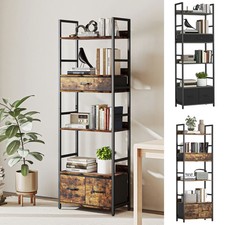 Tall Bookcase with 4 Shelves