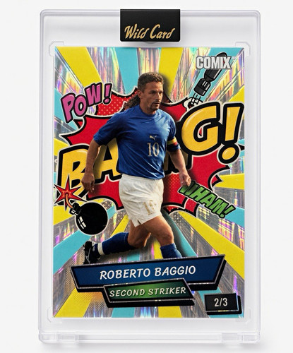 Wild card comix roberto baggio - roberto,