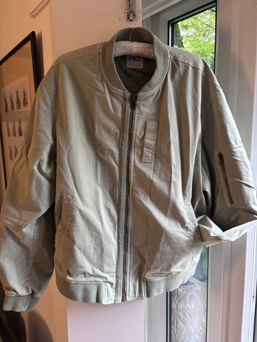 Zara men green canvas - zara,