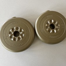 2 x York Barbell 2.3 kg each