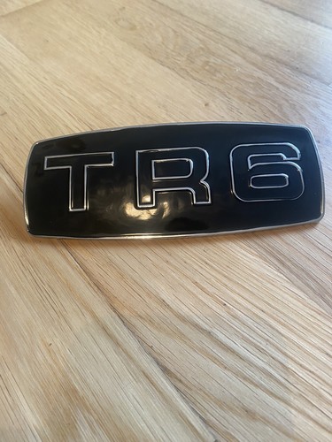 Triumph tr6 chrome - chrome, back