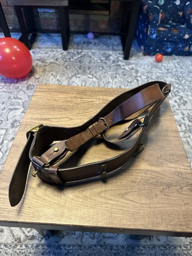 Vintage brown leather sam - vintage,