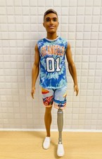 Mattel Barbie Fashionista Prosthetic Leg Doll Ken Doll Vgc