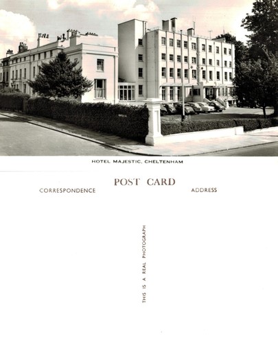 Vintage postcard hotel - postcard,