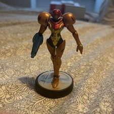 No. 7 Samus Aran Amiibo Figure Super Smash Bros. Ultimate Metroid Nintendo