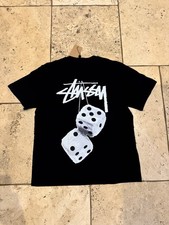 Stüssy black cotton T-shirt
