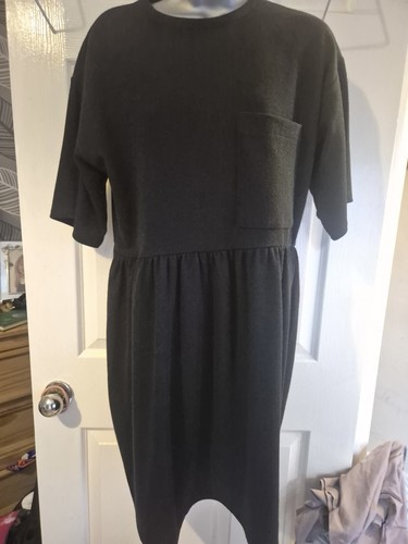 Ladies black smock dress - ladies, with