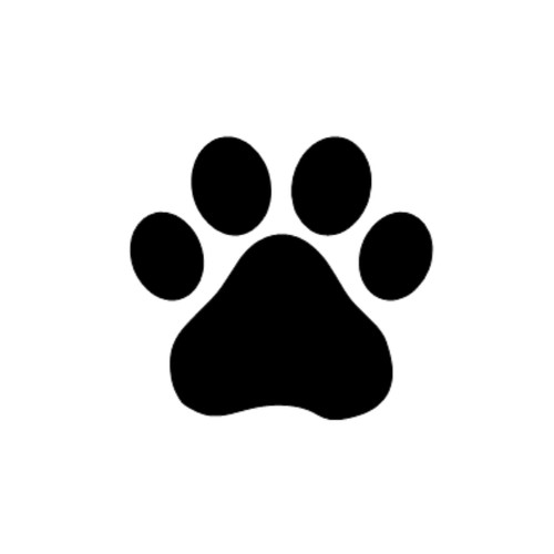 Paw sticker decal - paw, funny