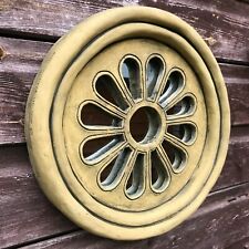 Rose gothic round mirror stone home or garden ornament 30cm (12") diam ©