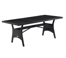 Large Rattan Dining Table