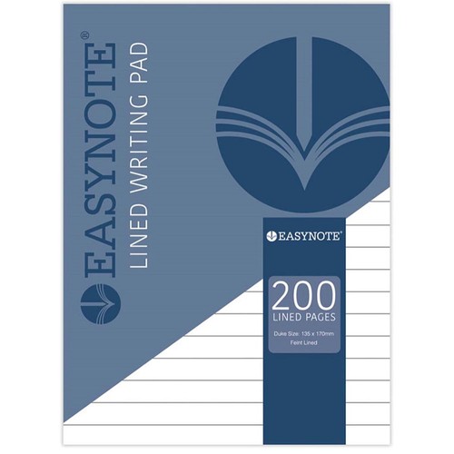 200 sheet lined duke pad - 200, 56gsm