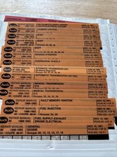 Vintage Lot Of Audi,BMW,Volkswagen, Porsche Microfiche Repair&Parts  100’s